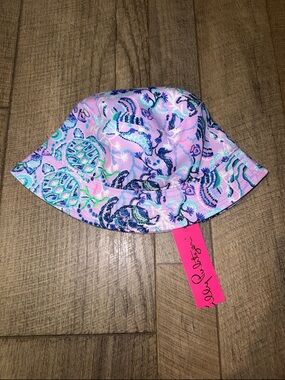 Lilly Pulitzer Mermaid Turtle Bucket Hat *NEW*